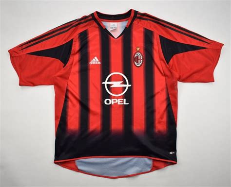 All information about ac milan (serie a) current squad with market values transfers rumours player stats fixtures news. 2004-05 AC MILAN SHIRT L Football / Soccer \ European ...