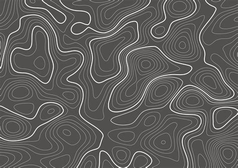 Contour Lines On Topographic Map World Map