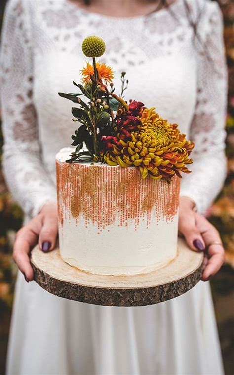 Fall Wedding Cakes That Wow Wedding Forward