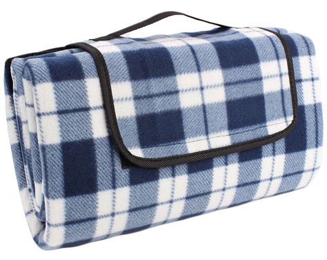 Portable Fold Up Outdoor Picnic Camping Blanket 50x58 With Handle By