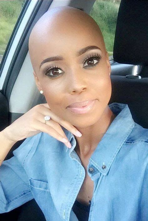 19 Stunning Black Women Whose Bald Heads Will Leave You Speechless Bald Girl Bald Women Bald