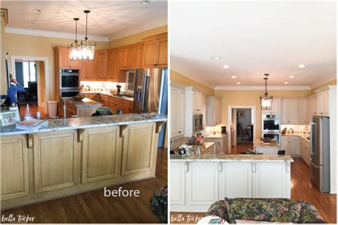 Everyday wall paint consists of a formula not suited for surfaces like cabinetry. Painted Cabinets Nashville TN Before and After Photos