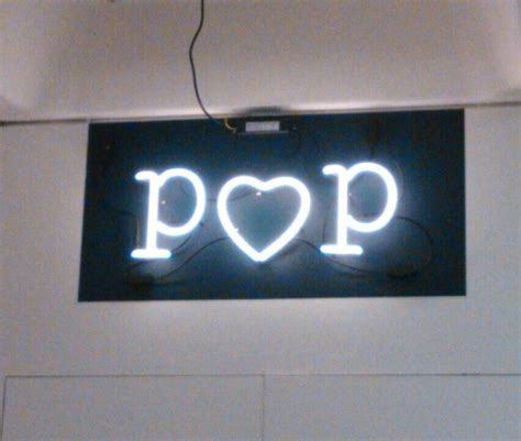 Pop Neon Sign At Barbicans Pop Art Design Shop Pop Art Design