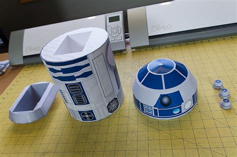 R2 A4 Star Wars Inspired Papercraft Droid Visualspicer