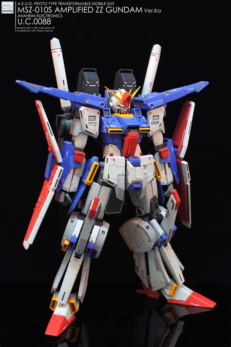Custom Build Mg 1100 Enhanced Zz Gundam Ver Ka Detailed