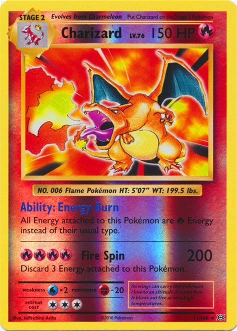 Easy To Use And Affordable Xy Evolutions Charizard 11108 Rare Holo