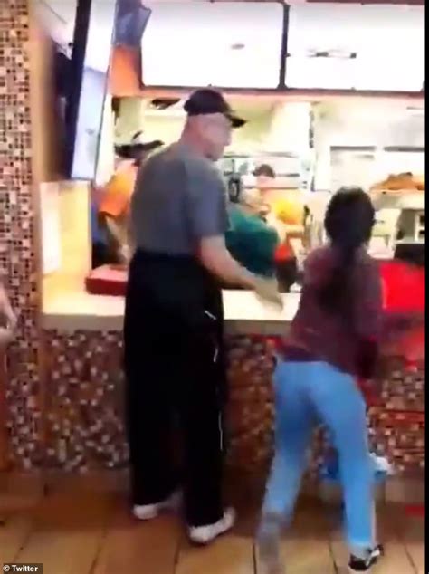Chaos At Popeyes As Staff Fight Over Accusations Of Selling Chicken