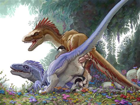 Rule 34 Color Dinosaur Male Outdoors Penis Primal Rage Raptor Sex Velociraptor 532361