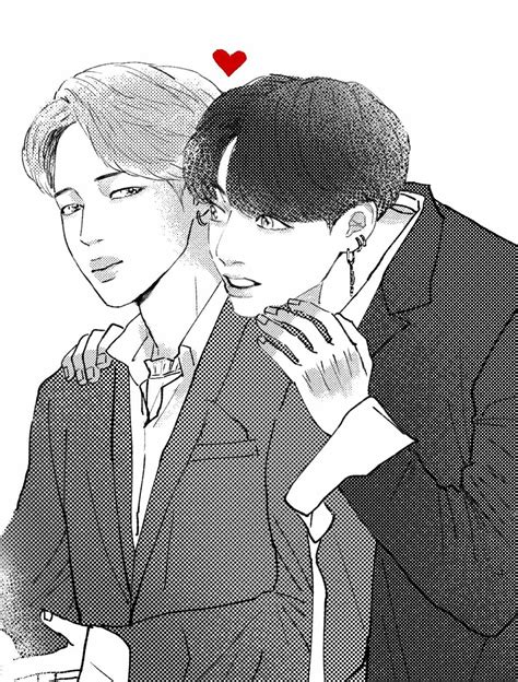 Pin De Burning Lomo Em Bts Fanart Jikook Bts Fanart Fanfic Jikook