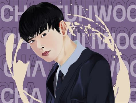 Astro Cha Eun Woo Fan Art By Cydel Castillo On Dribbble