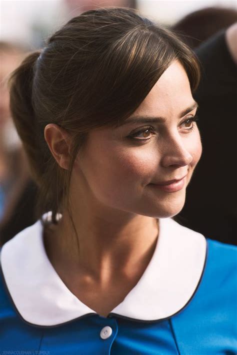 Doctor Who S Jenna Coleman Pictured In A Snazzy Waitress Outfit In Cardiff Bay Artofit