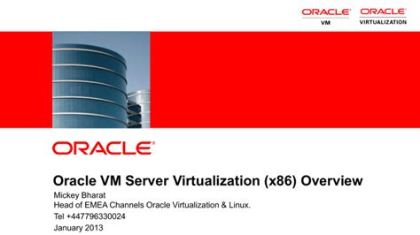 Why Oracle Vm Uk Oracle User Group