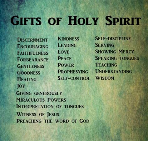 What Does The Bible Say About Ts Of Holy Spirit Bibleportal