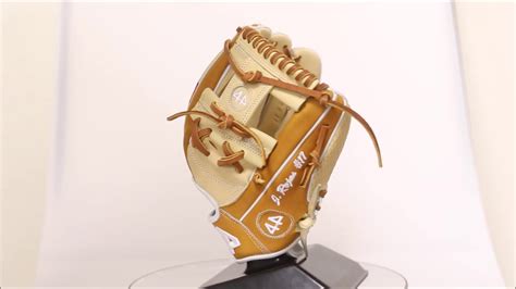 44 Pro Custom Baseball Glove Signature Series Blonde Tan Dual Welting I Web Youtube