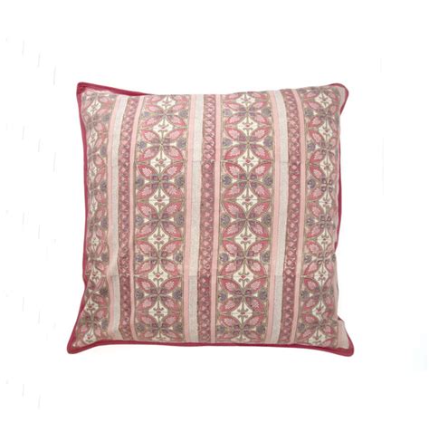 Anokhi Usa Cushion Covers In Art Deco Stripe