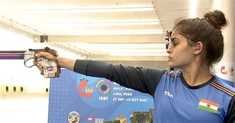 Shooting Manu Bhaker Wins 25m Pistol Event At National Trials Arjun Babuta Tops Men’s Air Rifle