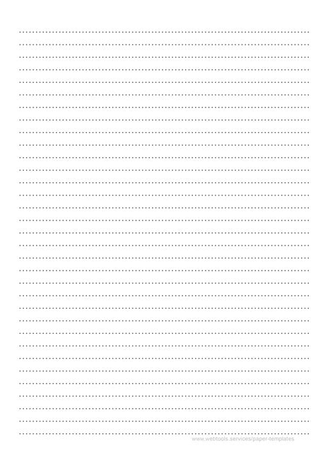 Webtools Printable Dotted Black Lined Paper Template With 8 Mm Line