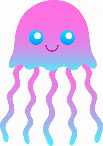 Clip Jellyfish Cartoon Clipart Fish Jelly Library