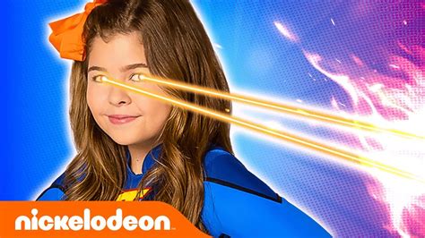 Every Time Nora Thunderman Used Her Superpowers Nickelodeon Youtube