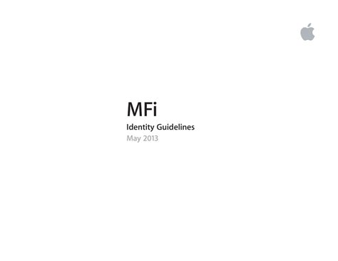 Mfi Identity Guidelines Manualzz