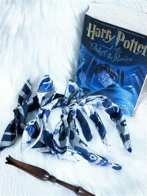 Ravenclaw Top Knot Headband Combo Pack Ravenclaw Hogwarts Etsy Top
