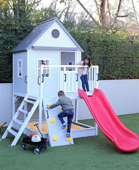 Cubby House Wooden Cubby House For Kids Hipkids Gardening For