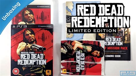 Red Dead Redemption Limited Edition Ps3 Unboxing Youtube