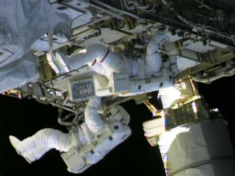 Astronauts Fix Stations Ammonia Leak For Now During Spacewalk