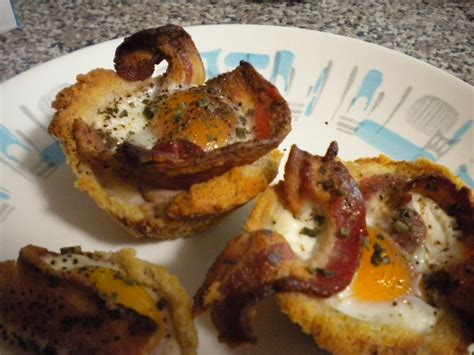 Comfort Food Queen Bacon And Egg Toast Cups