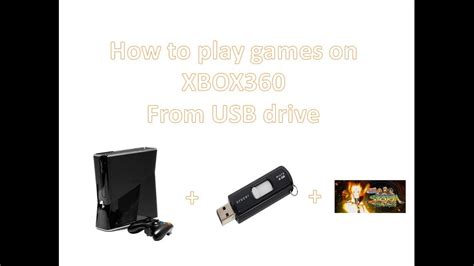 How To Play Games On Xbox360 Using Usb Drive Youtube