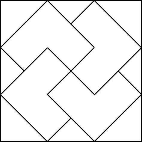 Pattern Quilt Block Geometric Design Pinterest