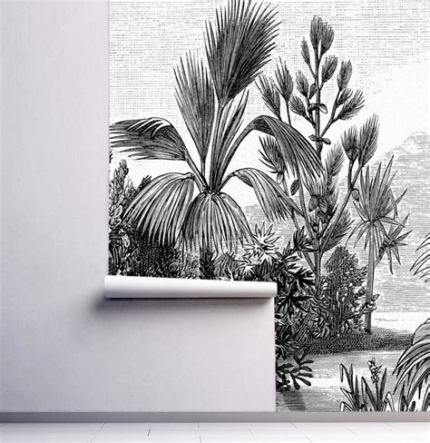 3d Custom Tropical Design Palm Trees Wallpaper Exclusive Design