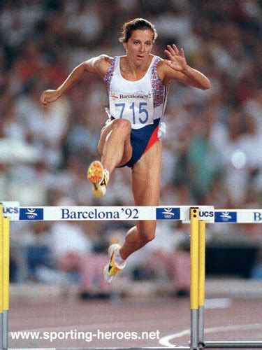 Sally Gunnell Olympic M Hurdles Gold Medal Great Britain