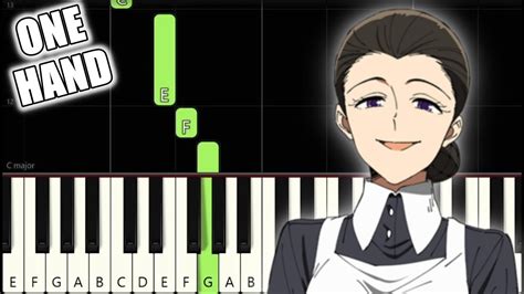 Yakusoku No Neverland Isabellas Lullaby Easy Piano Tutorial