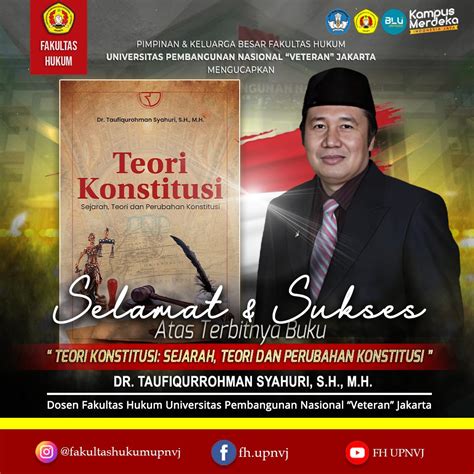 Dosen Fakultas Hukum Upn “veteran” Jakarta Juga Turut Ikut Menerbitkan