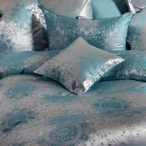 The Ultimate Luxury Silk Sheets In A Blue Medallion Anichini