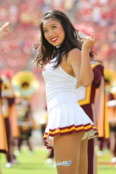 university of southern california usc song girls cheerleading outfits sexy cheerleaders