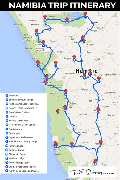 Complete Namibia Road Trip Itinerary