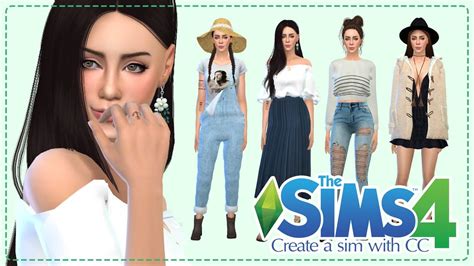 The Sims 4 Create A Sim Farmer Girl Somintsimlish Please Read The