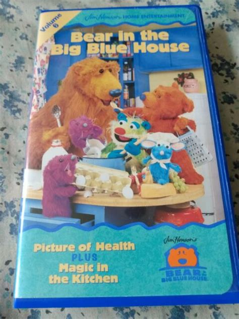 Bear In The Big Blue House Safe And Sound Vhs 2001