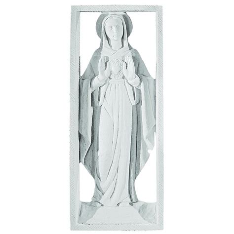 Heart Of Mary Plaque 50cm