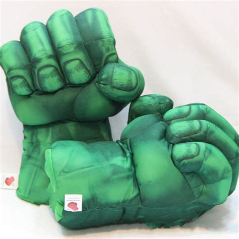 1pair2pcs Hulk Fist Gloves Doll Boxer Movie Doll Hulk Anger Hand