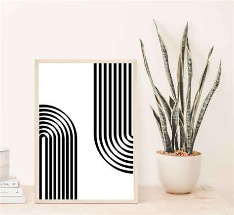 Set Of 3 Mid Century Modern Art Prints Instant Download Etsy