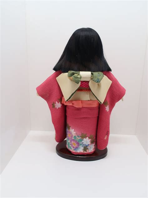 Japanese Antique Traditional Ichimatsu Doll Standing Dolls Museum Shop
