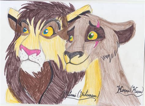 Lion King Gender Swap Vitani And Kovu Adults By Moonrises On Deviantart
