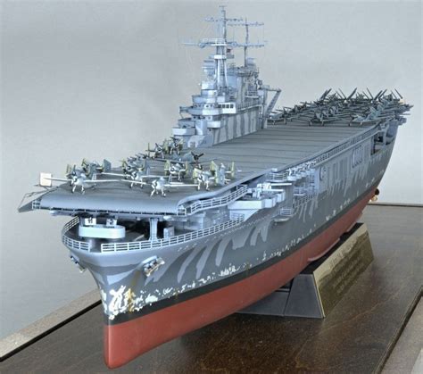 Cv 8 Uss Hornet 1350 Trumpeter Model Warships Warship Model Uss