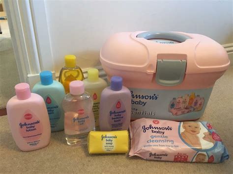 2x Johnsons Skincare Baby Essentials Box In Livingston West Lothian
