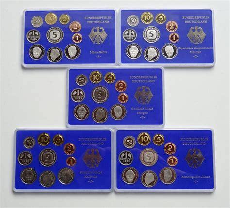 Germany Sets Complete A D F G And J 2000 Coins Issued Catawiki