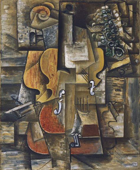 Pablo Picasso Violin And Grapes Céret And Sorgues Spring Summer 1912