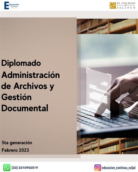 Diplomado Administración De Archivos Y Gestión Documental Comecso